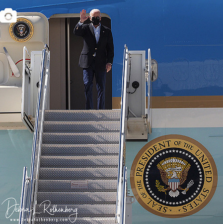 President Biden Arrives In New York